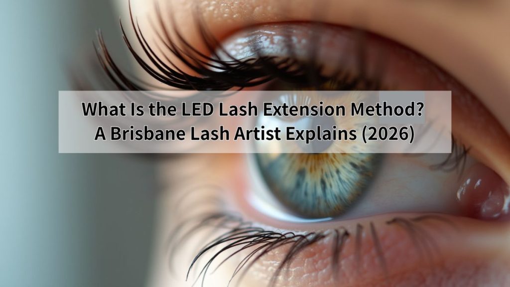 What Is the LED Lash Extension Method? A Brisbane Lash Artist Explains