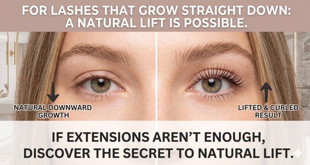 Downward-Pointing Lashes? Here's What You Need to Know If Extensions Alone Aren't Cutting It